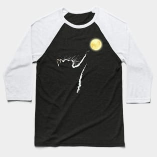 Cat Moon For Cat Lovers Baseball T-Shirt